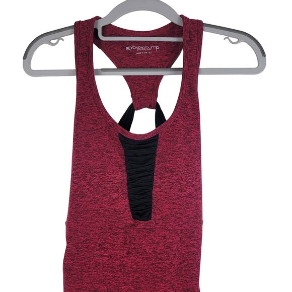 Beyond Yoga Beyond the Bump Burgundy Maternity Athletic Tank L - Picture 2 of 6
